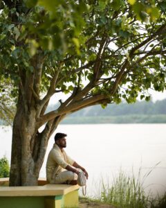Chanting by the Ganges: The Spiritual Power of Tulsi Japa Mala – 108 Beads