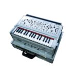 2.5 Octave White Harmonium Compact and Good Sound with Top Quality Reeds - MAYAPURSTORE