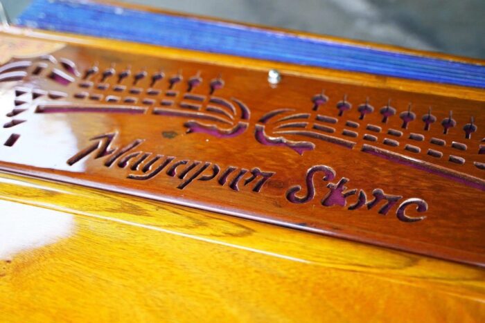 3 Line 9 Scale Changer Harmonium with Beautiful Border Design [Palitana 3 Line 9 Scales, 37 keys, 440 Hz /432 Hz Tune] Free Shipping