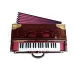 3 Line 9 Scale Changer Harmonium [ Palitan 3 Line, 37 Reeds, Tune 440 Hz or 432 Hz ] Rt Deluxe/ Premier Star Reed - MAYAPURSTORE