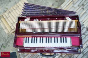 4 Line 13 Scale Changer Professional Harmonium Available  in "Premier Star Reeds" 440 / 432 Hz Tune, 37 Movable Keys - MAYAPURSTORE 