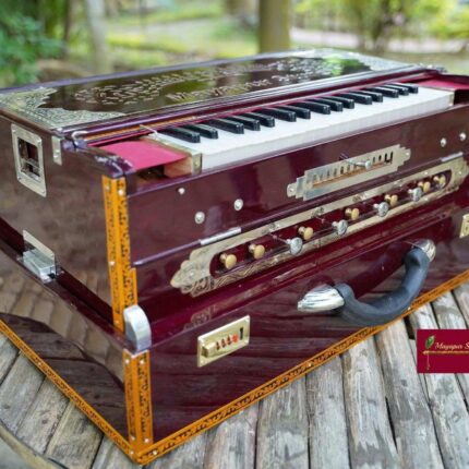 4 Line 13 Scale Changer Professional Harmonium Available  in "Premier Star Reeds" 440 / 432 Hz Tune, 37 Movable Keys - MAYAPURSTORE 