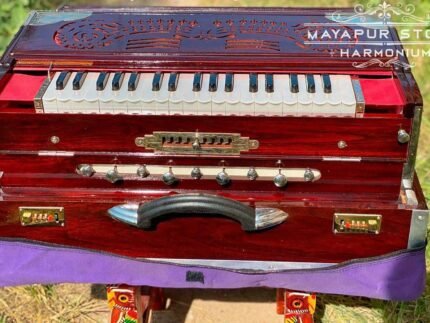 Harmonium 3 Line 9 Scale Changer [ Palitana, 37 Reeds, 440hz or 432Hz ] Standard Quality - MAYAPURSTORE