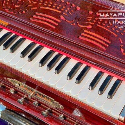 Harmonium 3 Line 9 Scale Changer [ Palitana, 37 Reeds, 440hz or 432Hz ] Standard Quality - MAYAPURSTORE