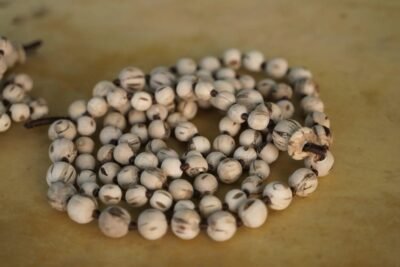Original Tulsi Japa Mala (Natural Color) "100% Authentic Genuine Tulsi"