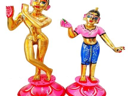 Radha Krishna Deity [ 100 Pure Brass ]
