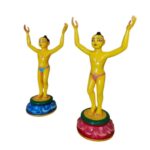 Gour Nitai Deties Made By "Pure Neem Wood" - MAYAPURSTORE