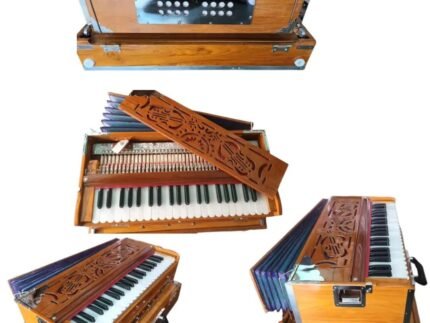 Harmonium 2 Line 42 Reeds Standard Quality 440hz Or 432Hz Tune, DELUXE Reed - MAYAPURSTORE