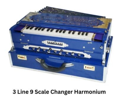 Harmonium 3 Line 9 Scale Changer Beauty of Blue [ Palitan, 37 Reeds, 440hz / 432 Hz] Free Shipping - MAYAPURSTORE