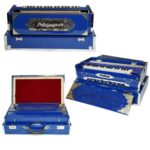 Harmonium 3 Line 9 Scale Changer Beauty of Blue [ Palitan, 37 Reeds, 440hz / 432 Hz] Free Shipping - MAYAPURSTORE