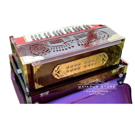Harmonium 3 Line 9 Scale Changer [ Palitana, 37 Reeds, 440hz or 432Hz ] Standard Quality - MAYAPURSTORE
