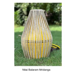 Nitai Balaram Clay Mridanga – Traditional Handcrafted Mridanga Drum with Leather - MAYAPURSTORE