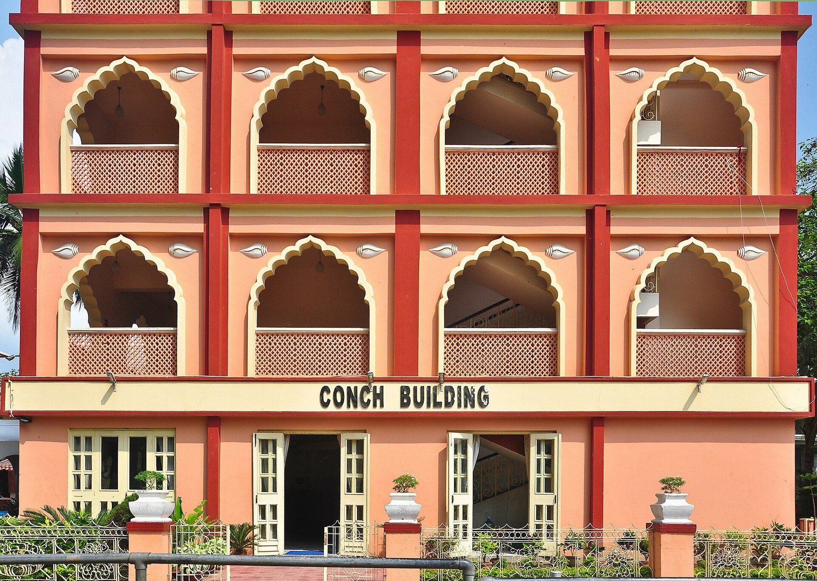 ISKCON temple building in Mayapur, West Bengal